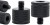 Adapter tuleja redukcja 1/4" na M8 statywowa czarna do statywu lampy 20 mm