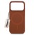 Brązowe etui do Apple iPhone 17 Pro MagSafe Case, widok z przodu podkreślający elegancki design i idealne dopasowanie