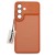 Pomarańczowe etui Megara MagSafe do Samsung Galaxy S26 Plus, widok z przodu podkreślający smukły design i matowe wykończenie