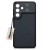 Czarne etui do Samsung Galaxy S26 MagSafe Case widok z przodu, prezentujące ochronny pokrowiec na telefon