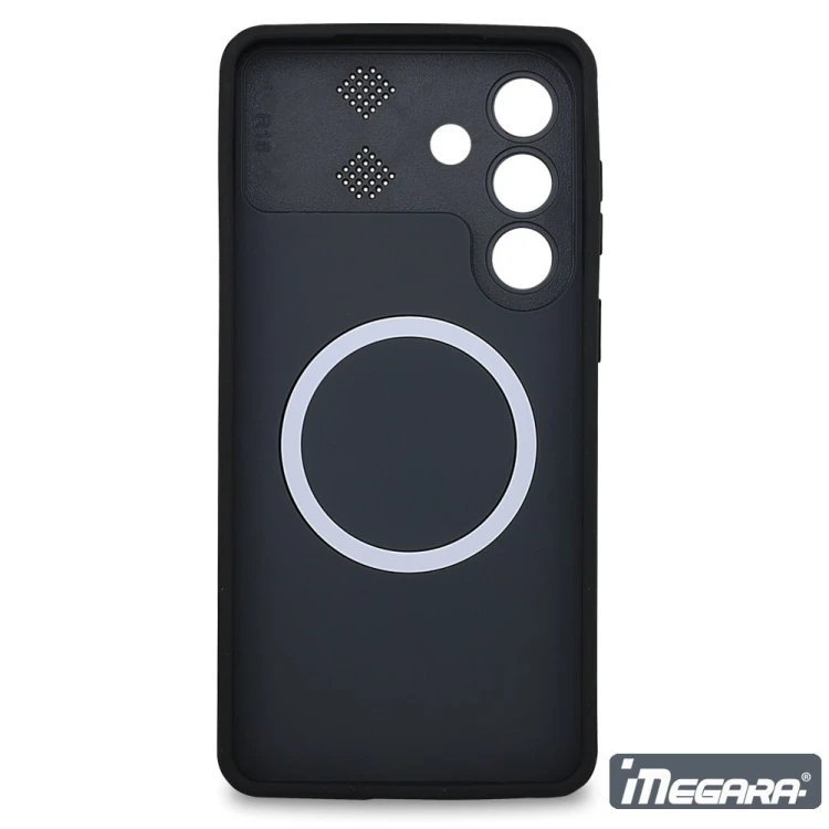 Szczegół matowego wykończenia plecków etui dla Samsung Galaxy S26 Plus, podkreślający antypoślizgową strukturę i ochronę aparatu