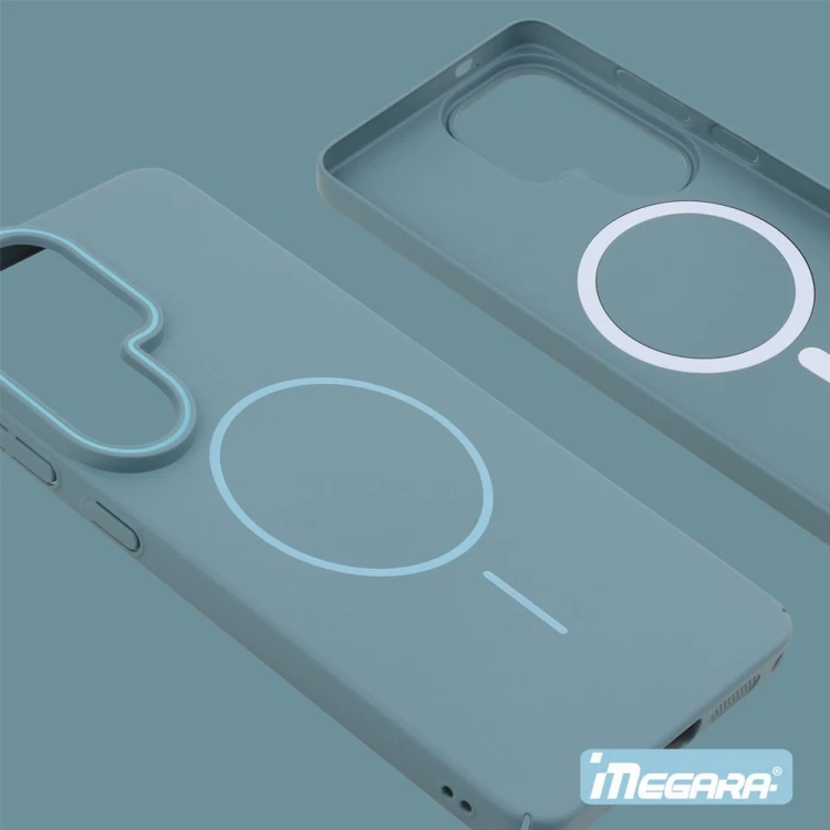 Futerał do Samsunga Galaxy S26 Ultra MagSafe w kolorze zielonym, z rantem ochronnym wyświetlacza 6.9 cala