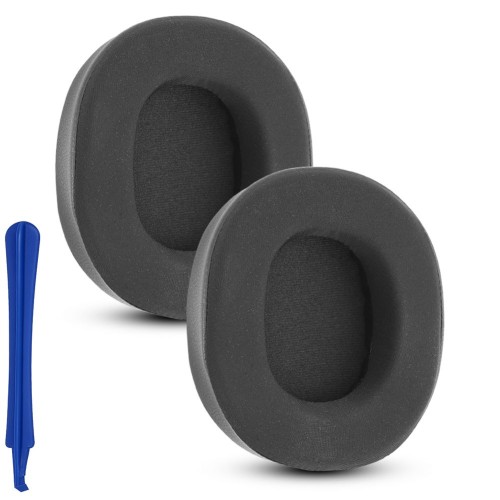 Czarne nauszniki gąbki Megara do SteelSeries Arctis 1 3 5 7 9 9X PRO, widok ogólny, wysoki komfort