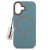 Zielone etui Megara MagSafe Case do Apple iPhone 17, widok z przodu, idealnie dopasowane pokrowce ochronne