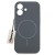 Szare etui do Apple iPhone 17 MagSafe Case - widok z przodu, prezentujący elegancki design i idealne dopasowanie do smartfona