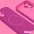 Futerał do iPhone 17 w kolorze różowym, w pełni kompatybilny z ładowaniem bezprzewodowym MagSafe i akcesoriami