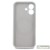 Szczegół etui Megara do iPhone 17 z rantem ochronnym wyświetlacza i podwyższoną ramką wokół aparatu