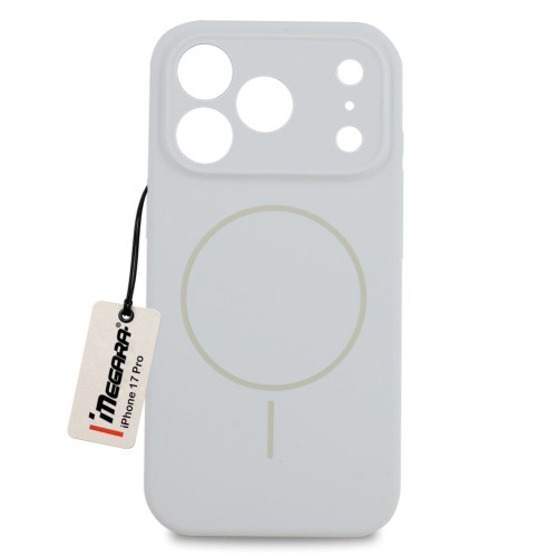 Białe etui do Apple iPhone 17 Pro MagSafe Case, widok z przodu, idealnie dopasowane plecki ochronne