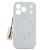 Białe etui do Apple iPhone 17 Pro MagSafe Case, widok z przodu, idealnie dopasowane plecki ochronne