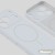 Biały futerał do iPhone 17 Pro kompatybilny z MagSafe, materiał poliwęglan i TPU, ochrona aparatu
