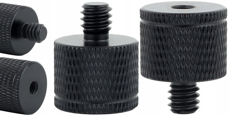 Adapter tuleja statywowa redukcja męski 1/4" na M4 żeński do statywu 20 mm