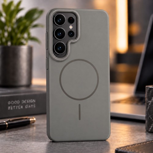Pokrowiec Megara na Galaxy S26 Ultra z antypoślizgową strukturą i matowym wykończeniem soft-touch z TPU