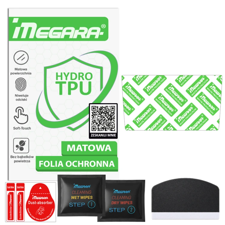 folia ochronna matowa na ekran radia 9 2 do volkswagen tiguan 2 2019 2023 megara 1