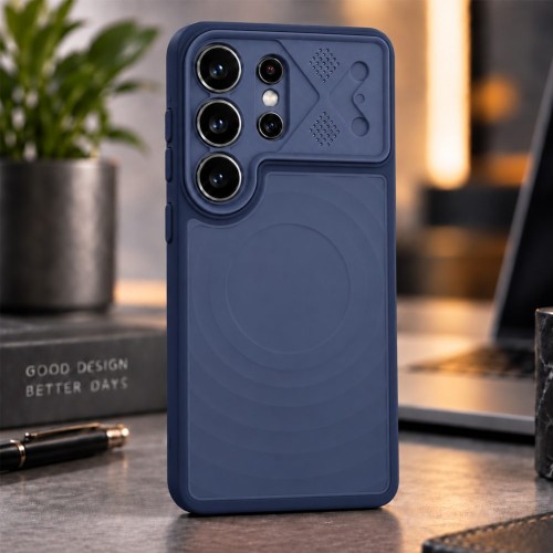Pokrowiec ochronny Megara do Galaxy S26 Ultra z matowym wykończeniem soft-touch z trwałego poliwęglanu i TPU